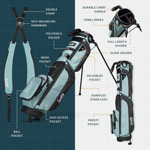 Sunday Golf Loma XL Golf Bag