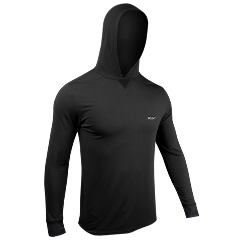 Luxury Long Sleeve Hooded Tee