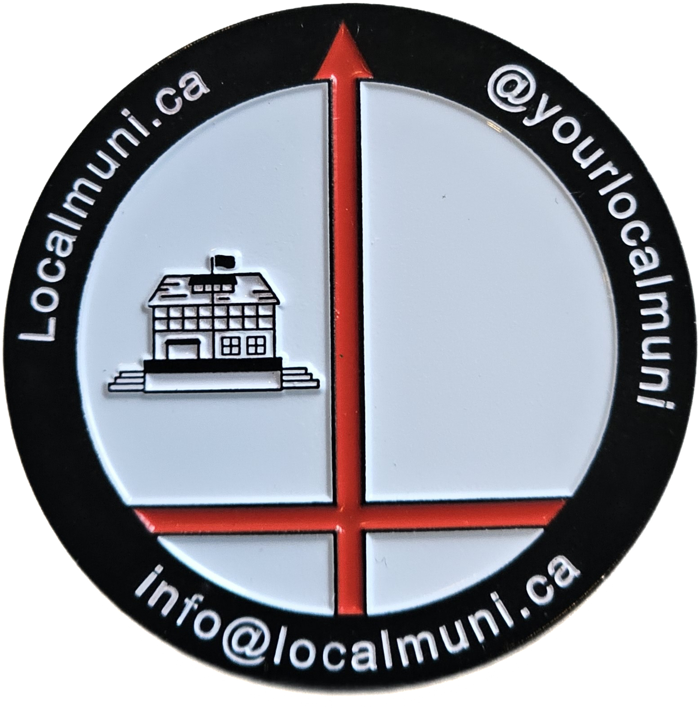 Local Muni Golf Ball Marker