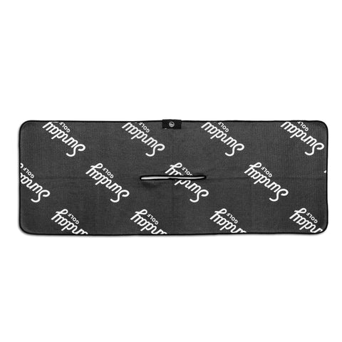 Sunday Golf Classic Golf Towel - Sunday Golf Black