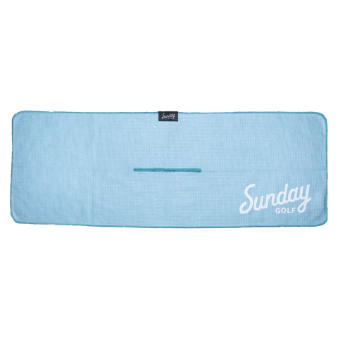 Sunday Golf Tailgate Golf Towel - Light Blue