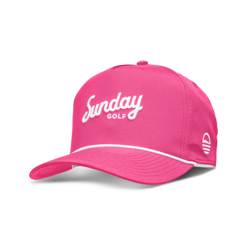 Sunday Golf Rope Hat - Pink