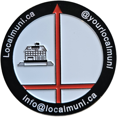 1.5" Local Muni Medallion Golf Ball Marker