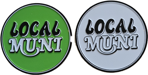 1.5" Local Muni Medallion Golf Ball Marker