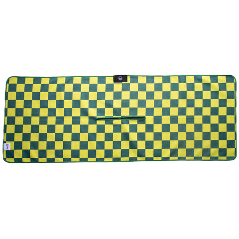 Sunday Golf Tailgate Golf Towel - Green & Yellow